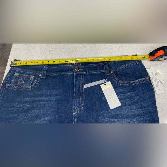 Melissa McCarthy Seven7 Classic Bootcut Stretch Denim Jeans 26W Dark Wash NWT - Picture 8 of 12